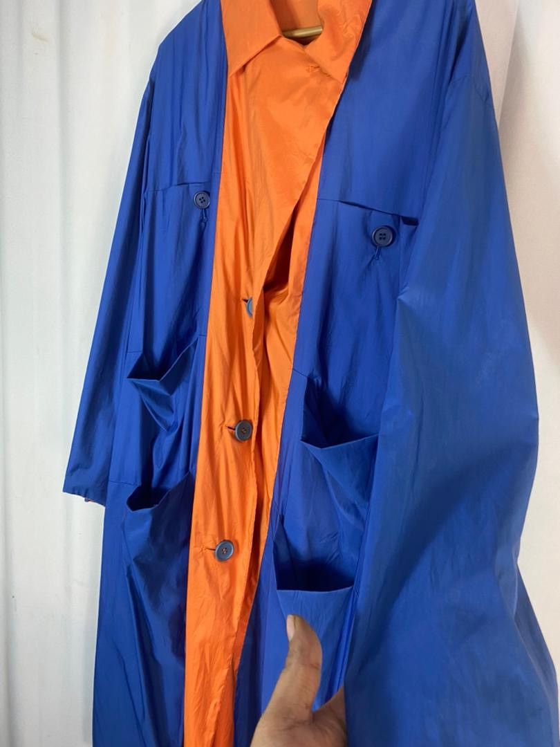 Issey Miyake × Vintage Vintage Issey miyake reversible button up trench coat Size US M / EU 48-50 / 2 - 20 Thumbnail