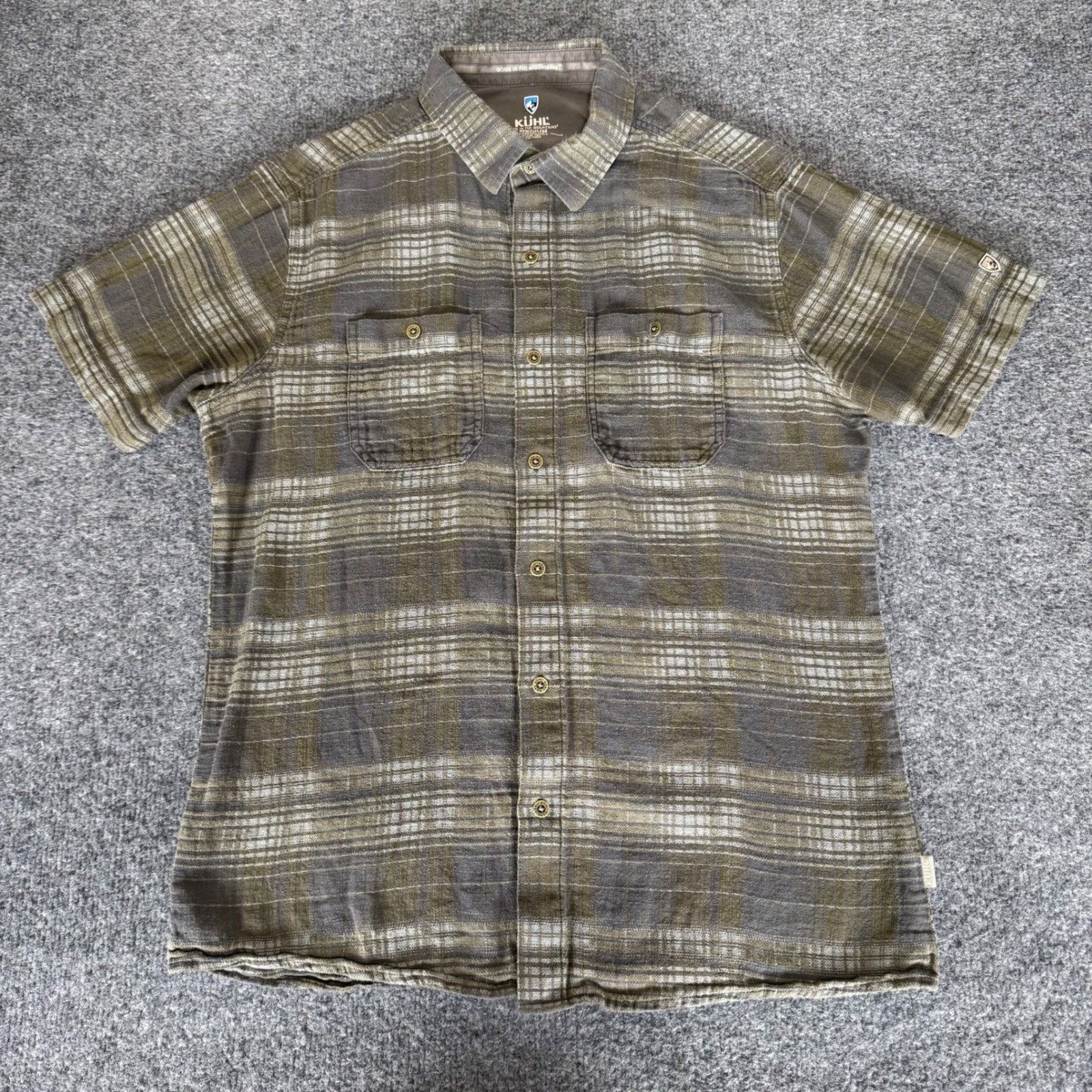 Kuhl Kuhl Skorpio Shirt Mens Medium Linen Blend Outdoor Hiking Size US M / EU 48-50 / 2 - 1 Thumbnail