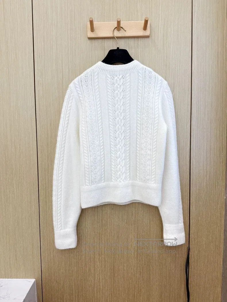 Chanel Chanel Ski Series CC Cable Knit Sweater. Size US XS / EU 42 / 0 - 4 Thumbnail