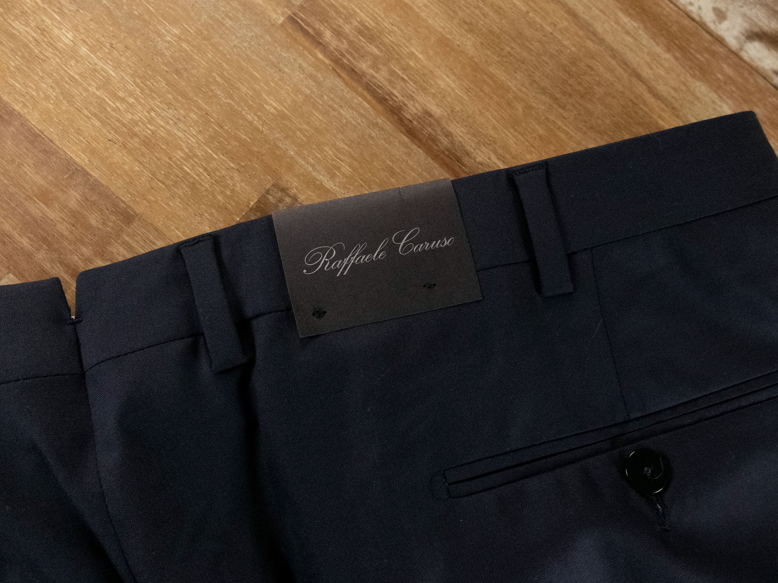 Caruso CARUSO navy blue wool dress pants trousers 42 / 58 Size US 42 / EU 58 - 7 Thumbnail