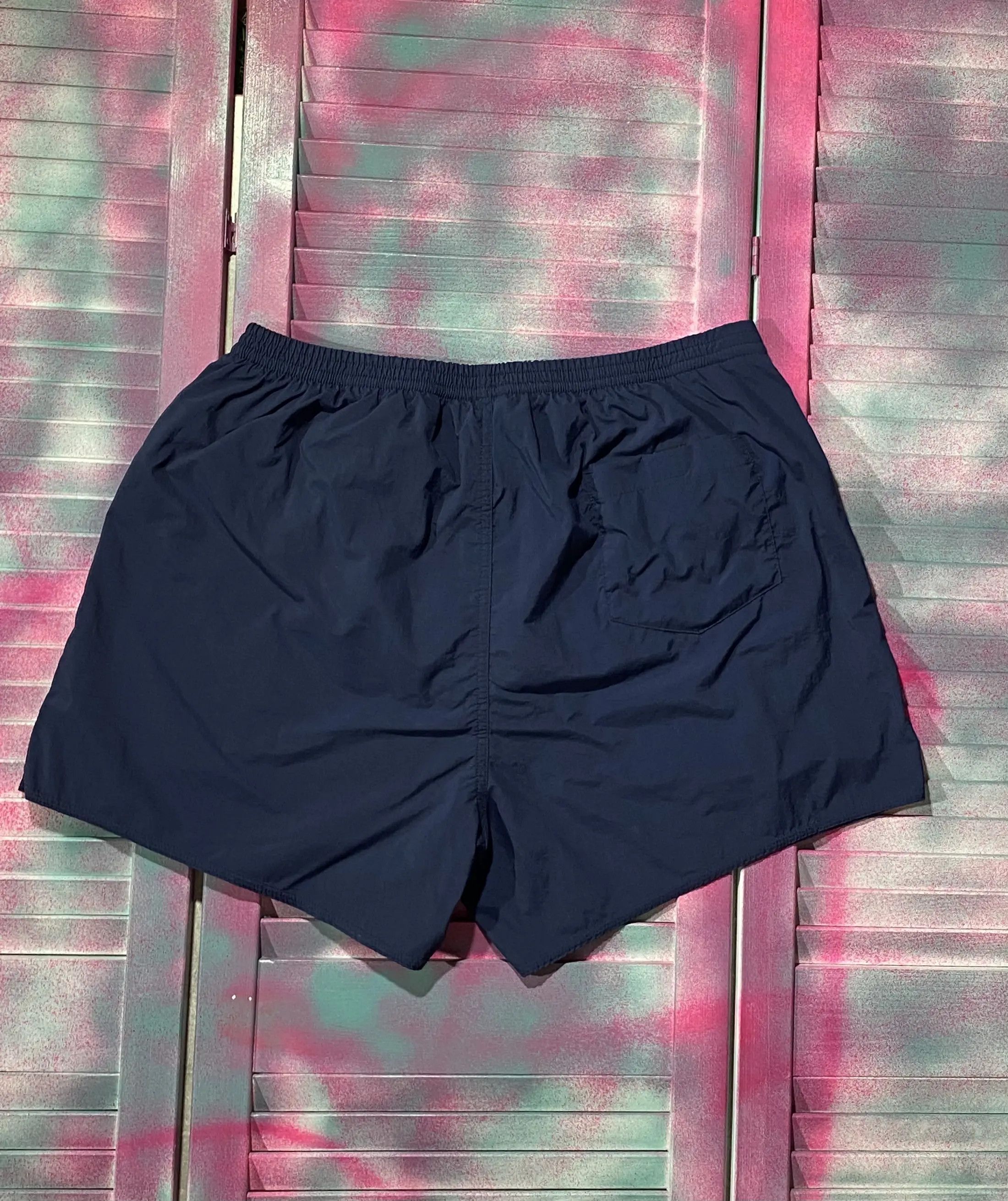 Nike Vintage Y2K Nike Nylon Swoosh Shorts Size US 34 / EU 50 - 4 Thumbnail