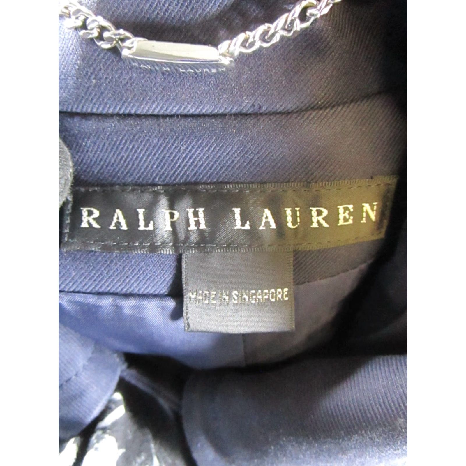 Ralph Lauren Ralph Lauren Black Label Peacoat Womens 6 Blue Wool Coat 6 Blue Classic Designer Preppy Fall Winter Mens Womens Size M / US 6-8 / IT 42-44 - 3 Thumbnail