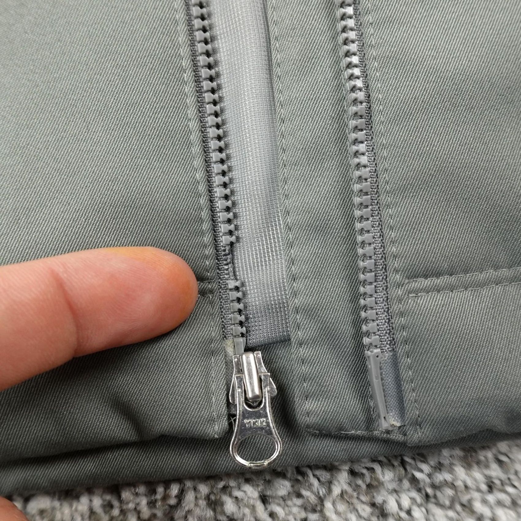 Nike VINTAGE Nike Jacket Mens S Gray STORM FIT 10 Full Zip Softshell Waterproof Coat Y2K Size US S / EU 44-46 / 1 - 3 Thumbnail