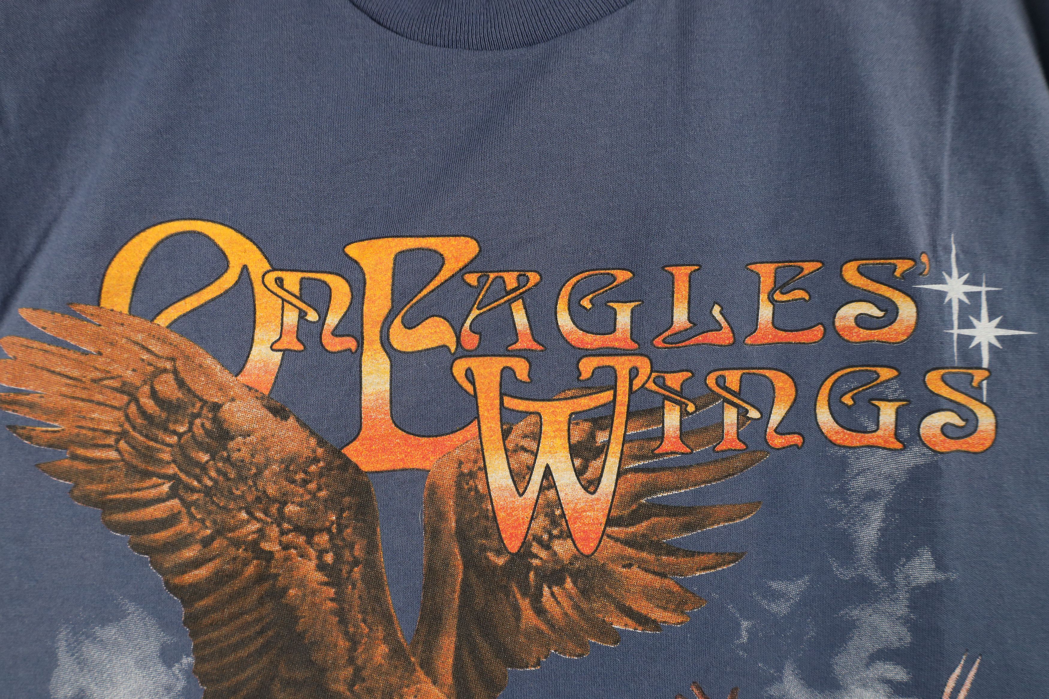 Vintage Vintage 90s On Eagles Wings Scout Reservation T-Shirt Size US XL / EU 56 / 4 - 5 Thumbnail