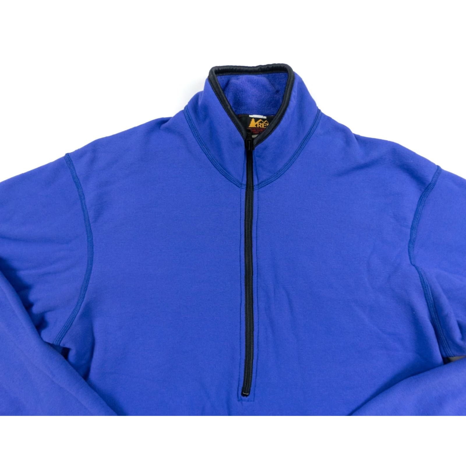 Vintage VINTAGE REI Sweater Shirt Mens Large Blue 1/2 Zip Fleece Pullover Outdoor Winter 90s Mens Size US L / EU 52-54 / 3 - 2 Thumbnail