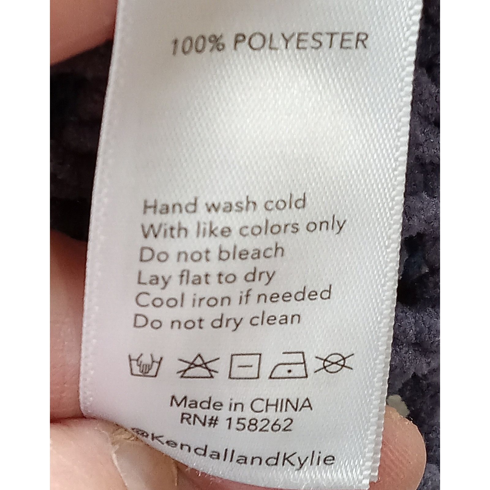 Kendall And Kylie Kendall + Kylie Chunky Crop Sweater M Open Knit Blue Size M / US 6-8 / IT 42-44 - 4 Thumbnail