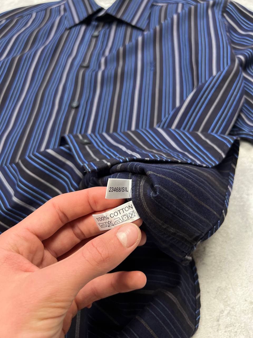 Yves Saint Laurent Yves Saint Laurent Striped Shirt Size US M / EU 48-50 / 2 - 15 Thumbnail