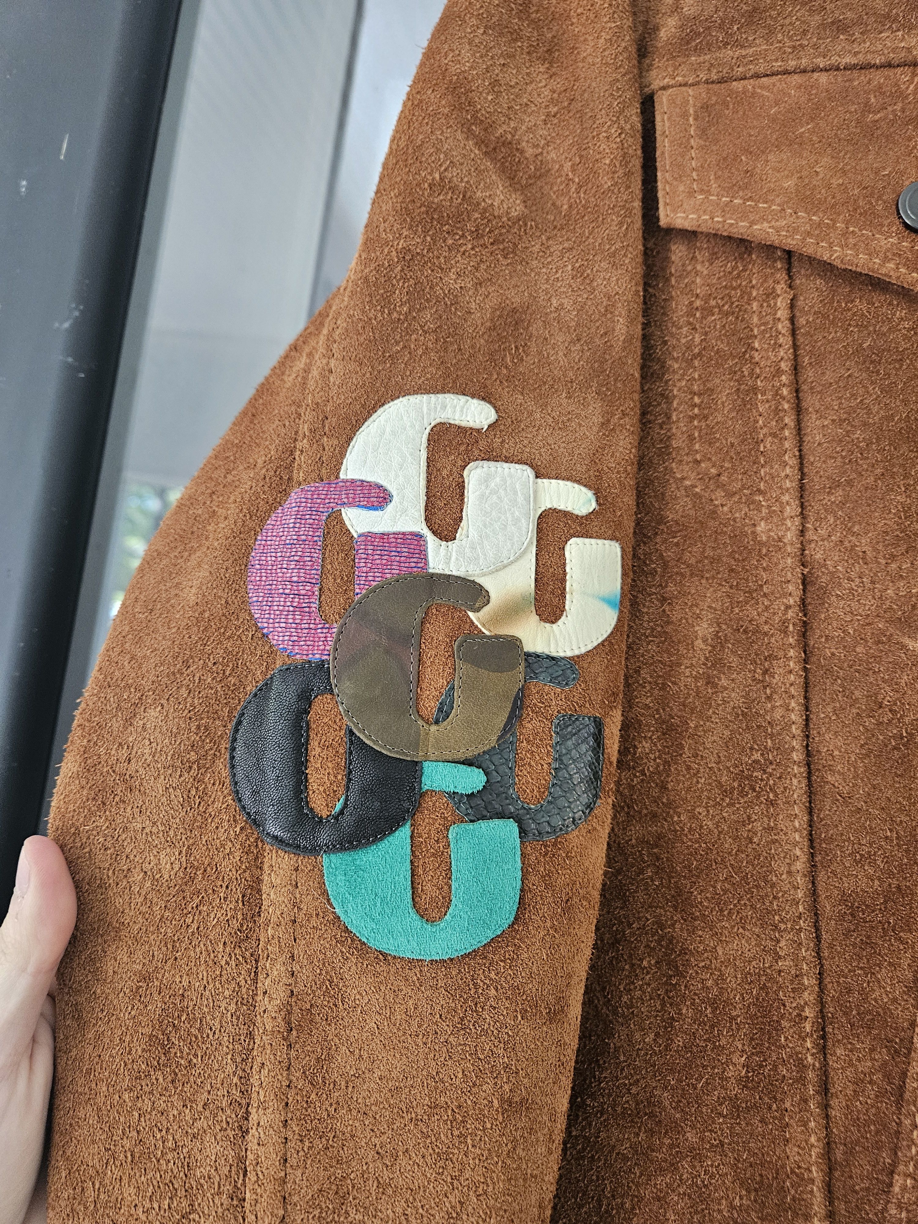 Gallery Dept. Rough Out Andy G Patch Western Beige Leather Jacket Size US S / EU 44-46 / 1 - 3 Thumbnail