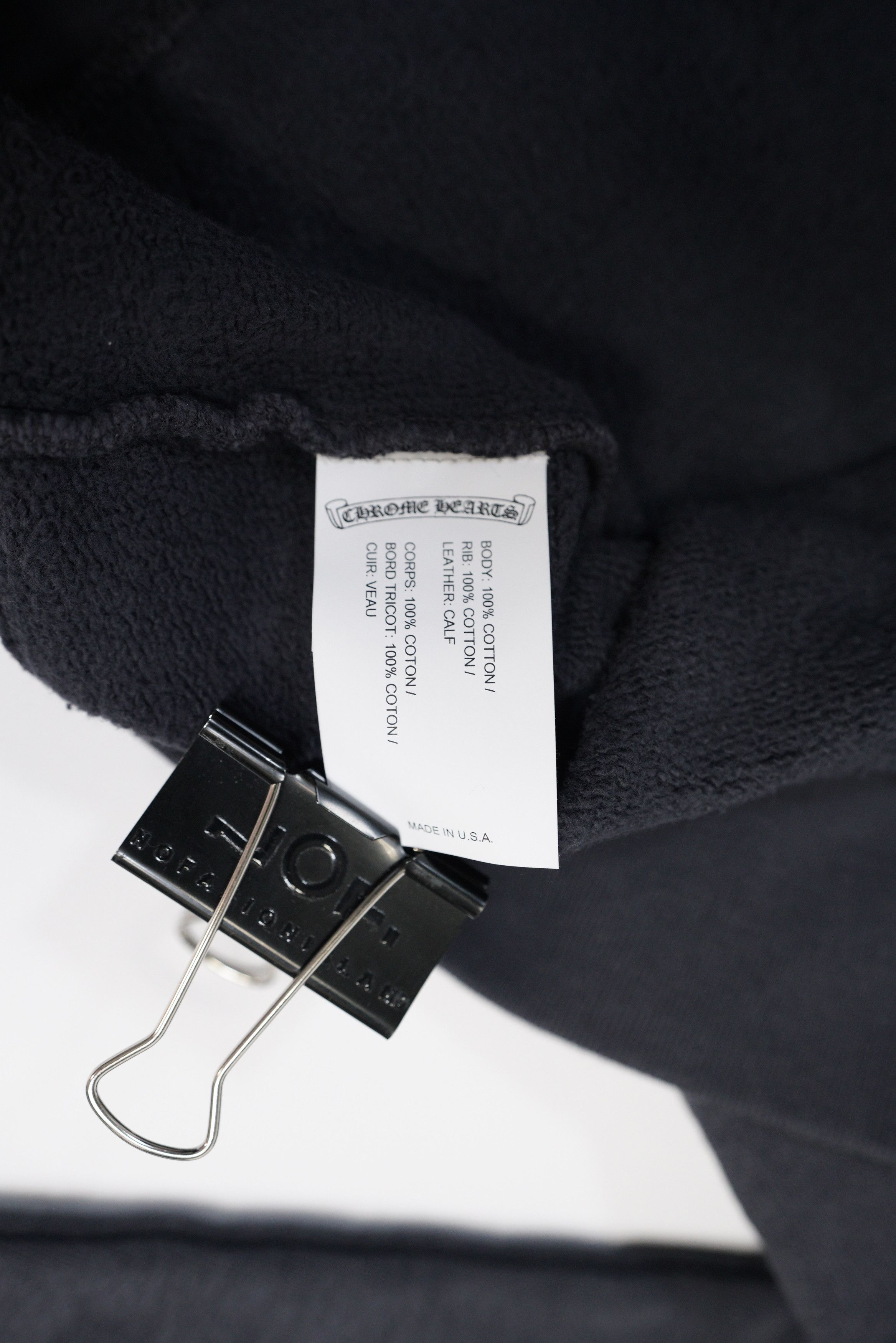 Chrome Hearts Chrome Hearts Navy & Blue Triple Cross Patch Hoodie Size US M / EU 48-50 / 2 - 11 Thumbnail