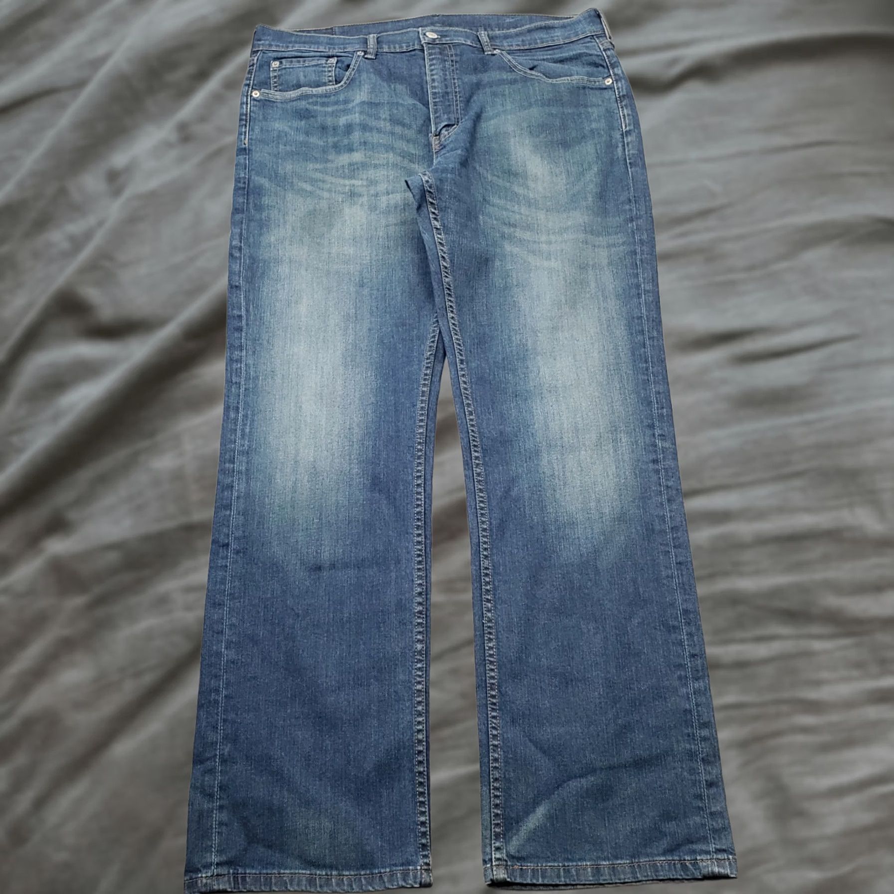 Levi's Levi's Mens 559 Straight Jeans 36x32 Blue Denim Red Tab 5-Pocket Medium Wash Straight Size US 36 / EU 52 - 1 Thumbnail