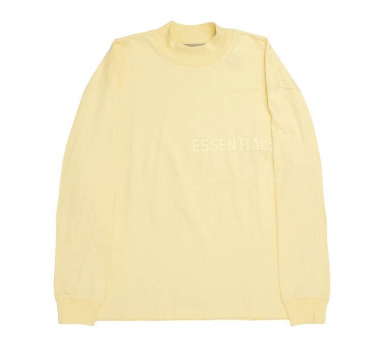 image of Essentials L/s Tee Canary in Yellow, Men's (Size XS)