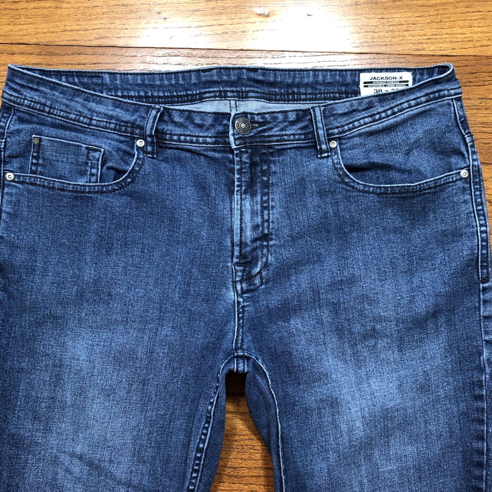 Buffalo David Bitton Buffalo David Bitton Jeans Mens Jeans Regular 38x30 Blue USA Logo 5-Pocket Stretch Straight Vintage No Size US 38 / EU 54 - 4 Thumbnail