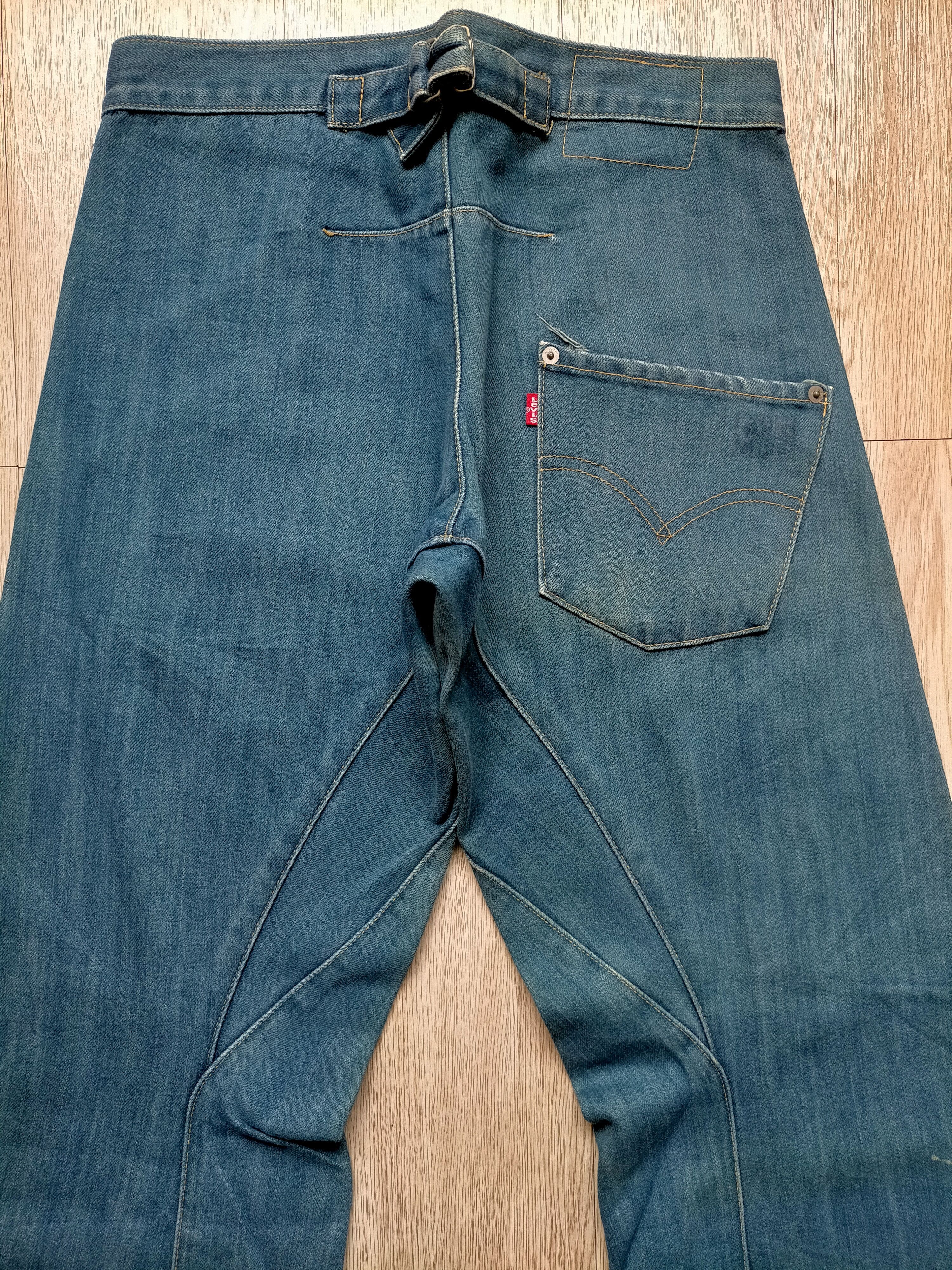 Levi's Vintage 90s Levis Engineering Loose Single Pocket Jeans Size US 29 - 5 Thumbnail