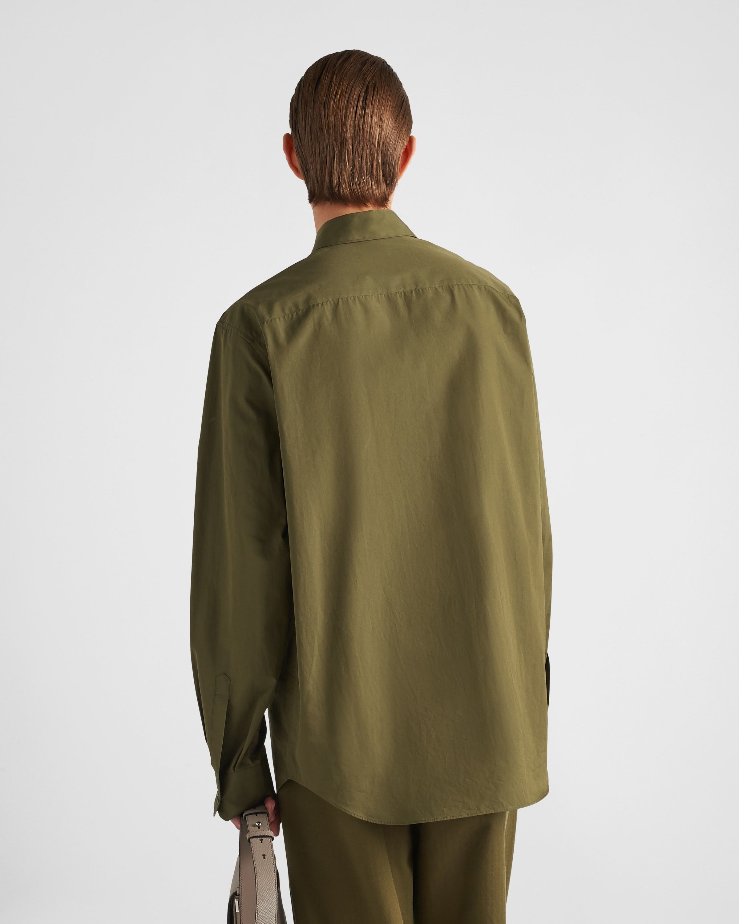 Prada oc11z0625 Shirt in Khaki Size US M / EU 48-50 / 2 - 5 Thumbnail