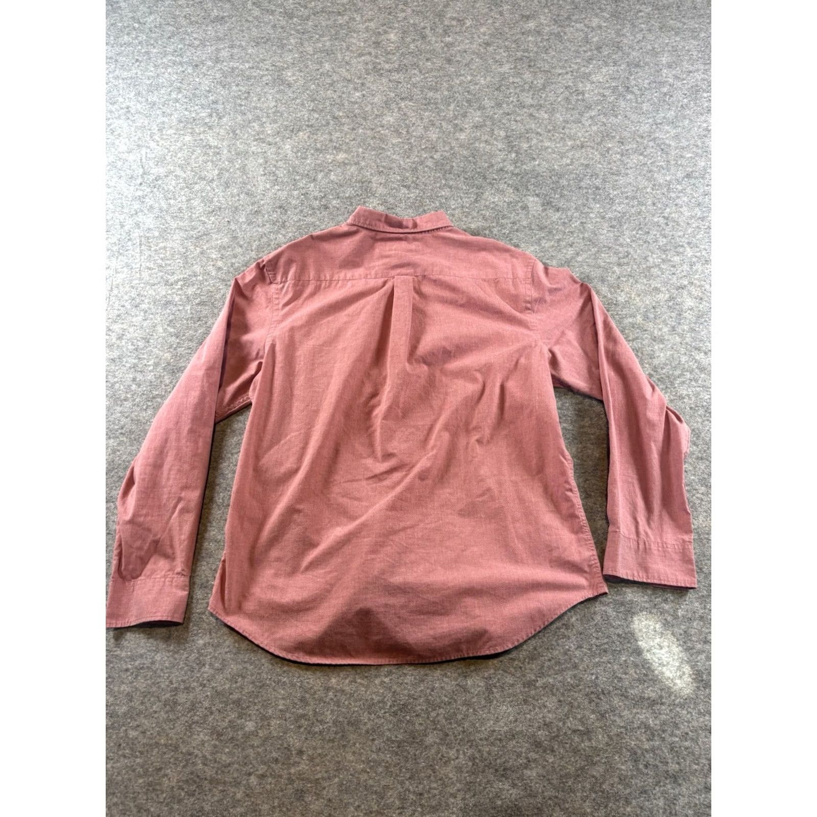 Old Navy Old Navy Slim Fit Button-Down Shirt Men's Large Salmon Pink Long Sleeve Size US L / EU 52-54 / 3 - 5 Thumbnail
