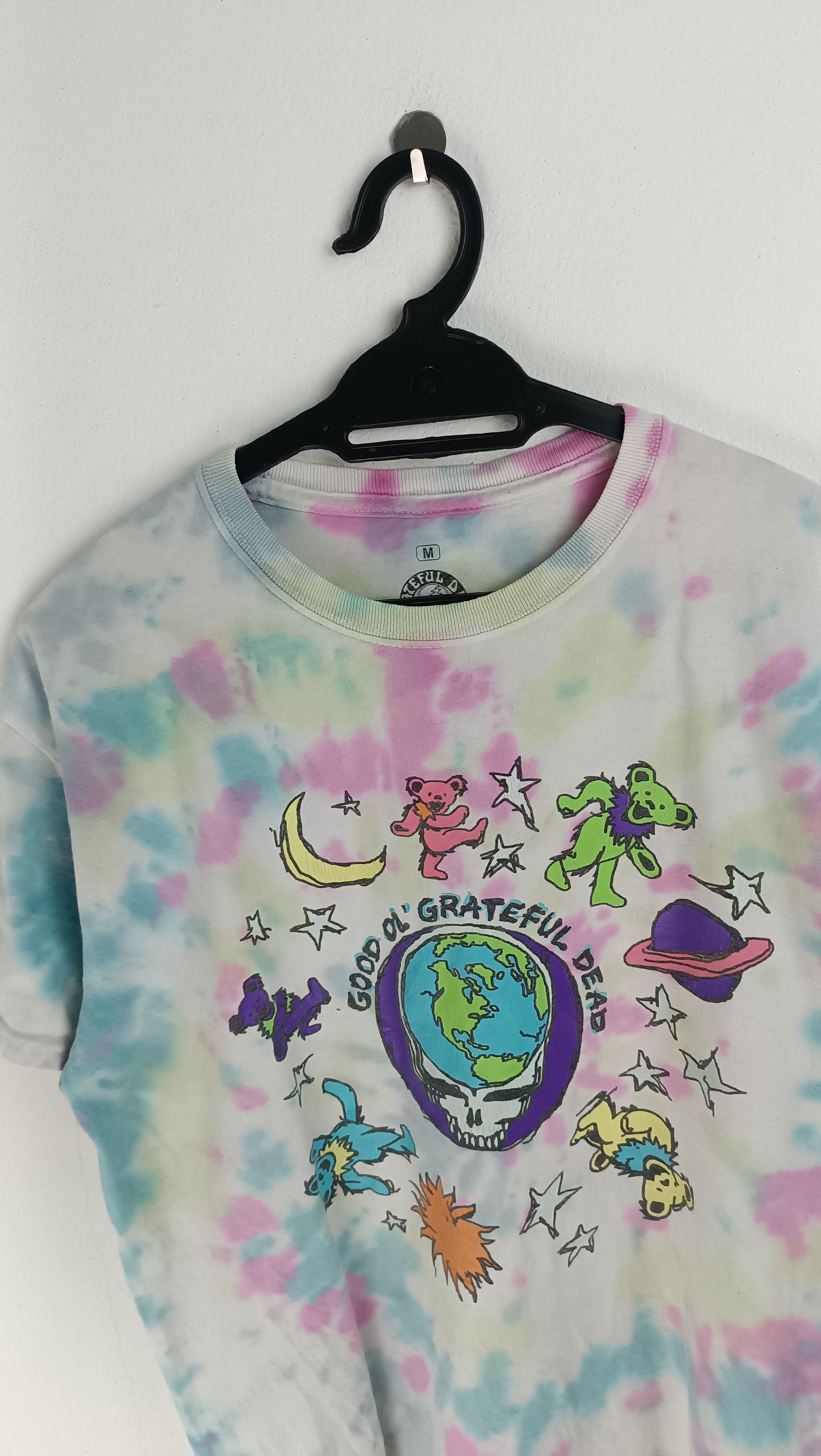 Band Tees VINTAGE GRATEFUL DEAD TIE DYE DANCING BEAR dylan doors Size US M / EU 48-50 / 2 - 10 Thumbnail