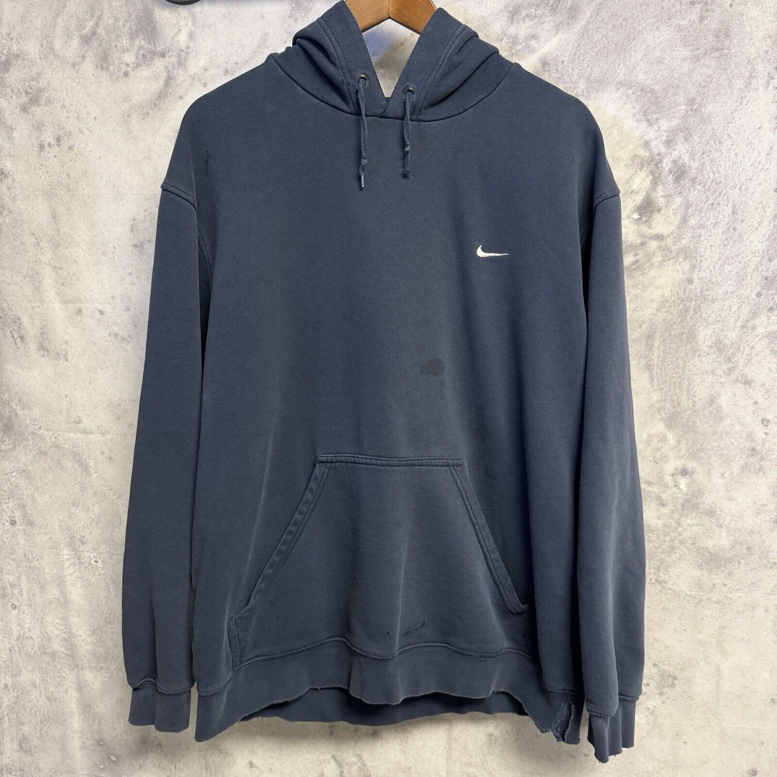 Nike Vintage Nike Hoodie Mens 2XL Blue Y2K Embroidered Logo Sweat Size US XXL / EU 58 / 5 - 1 Thumbnail