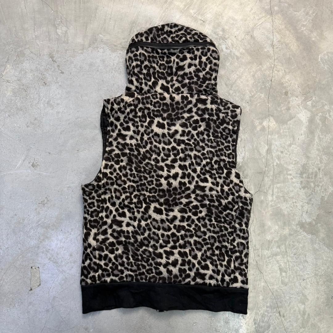 semanticdesign Vintage Semantic Designs Leopard Hooded Vest Size US M / EU 48-50 / 2 - 2 Thumbnail