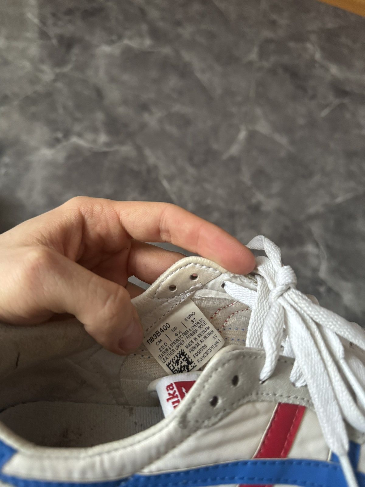 Asics Asics Onitsuka Tiger Vintage Shoes Rare Japanese 3 stripes Size US 4 / IT 34 - 9 Thumbnail