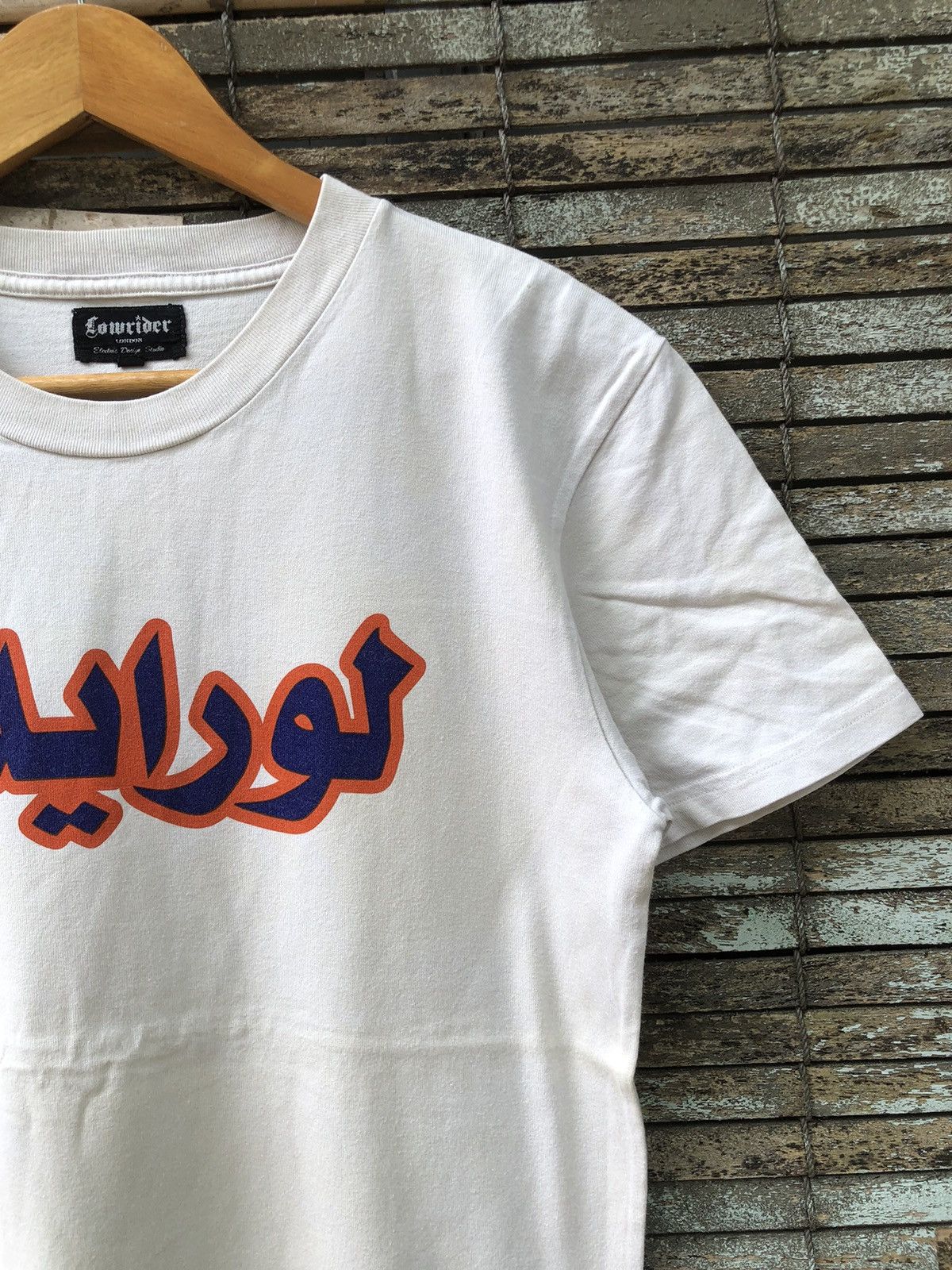 Japanese Brand Vintage Japanese Brands Lowrider Arabic Font Tshirt Size US M / EU 48-50 / 2 - 7 Thumbnail