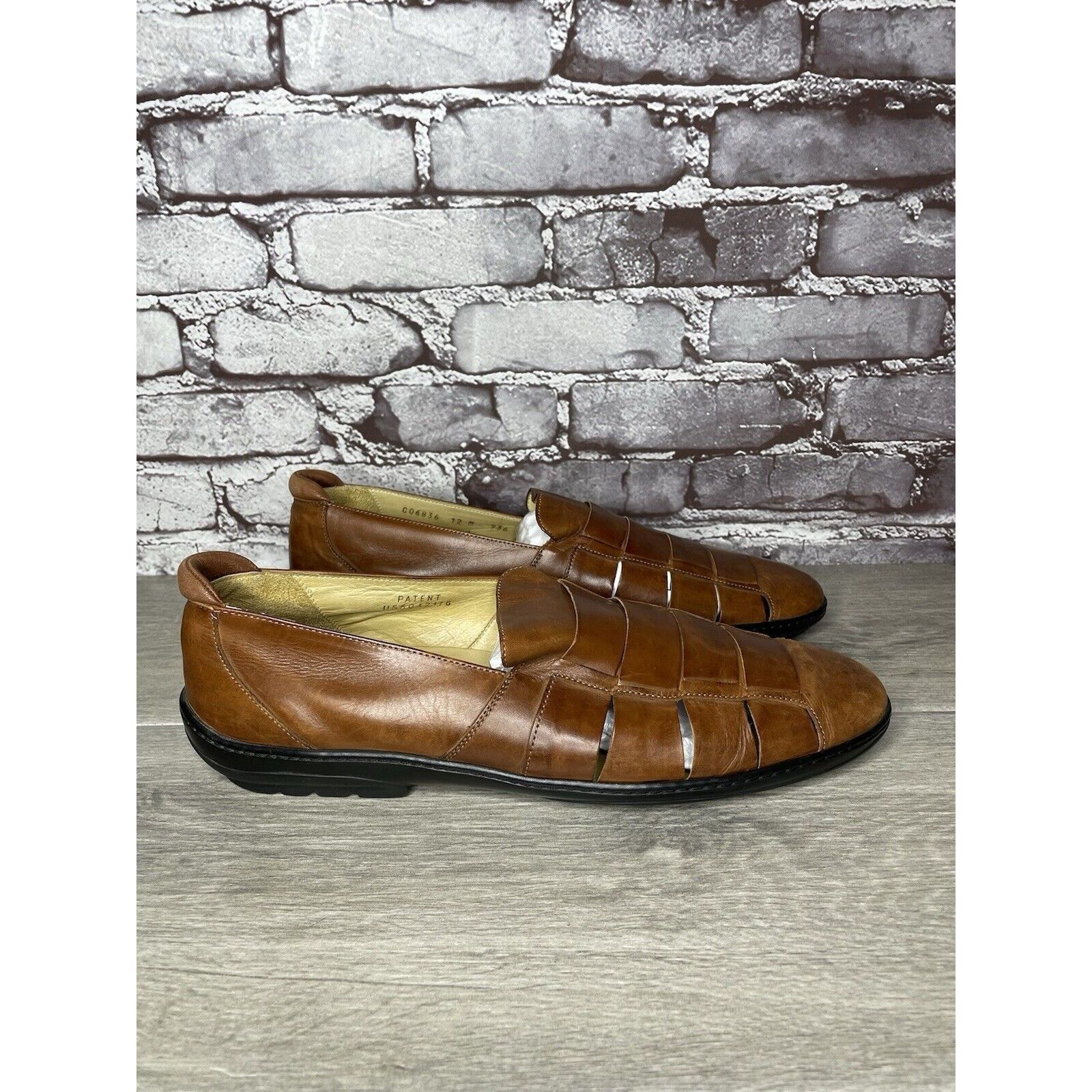 Cole Haan Cole Haan Collection Air Brown Leather Fisherman Sandals Men Size US 12 / EU 45 - 19 Thumbnail