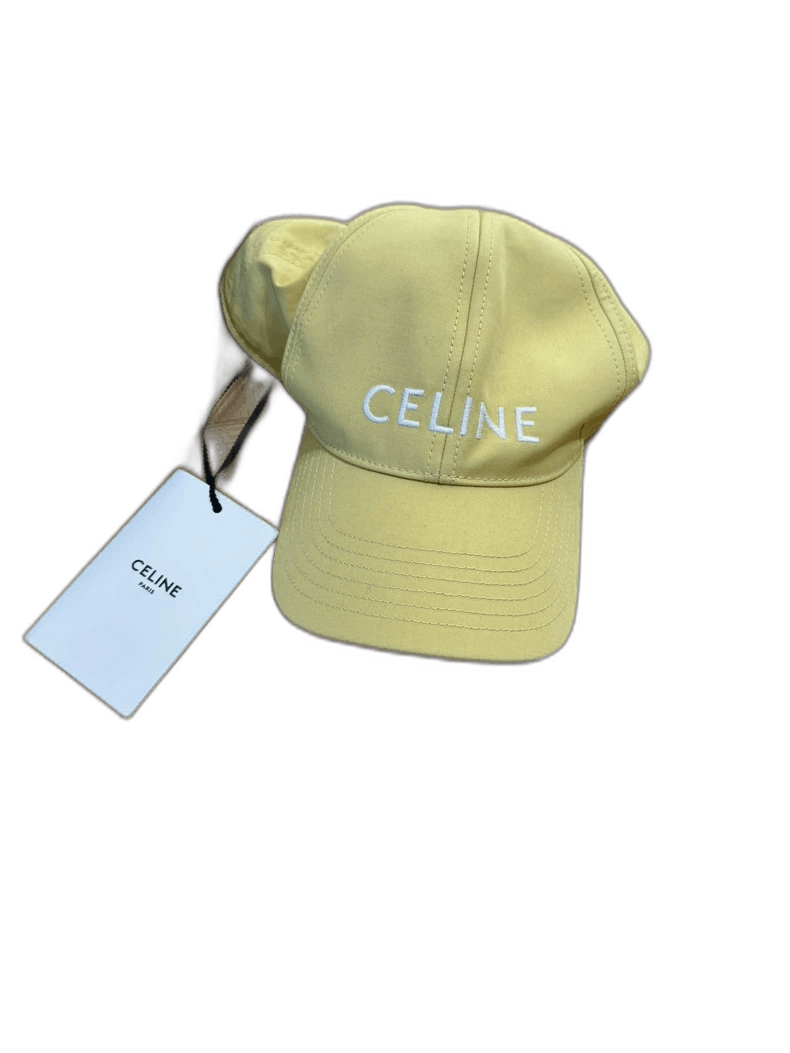 Celine Celine Yellow Baseball Cap with Tag Size ONE SIZE - 1 Thumbnail