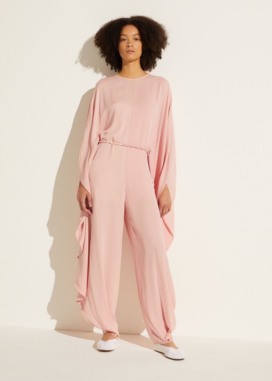 Loro Piana o1srvl11e0824 Dilia Jumpsuit in Pink Size 28" / US 6 / IT 42 - 3 Thumbnail