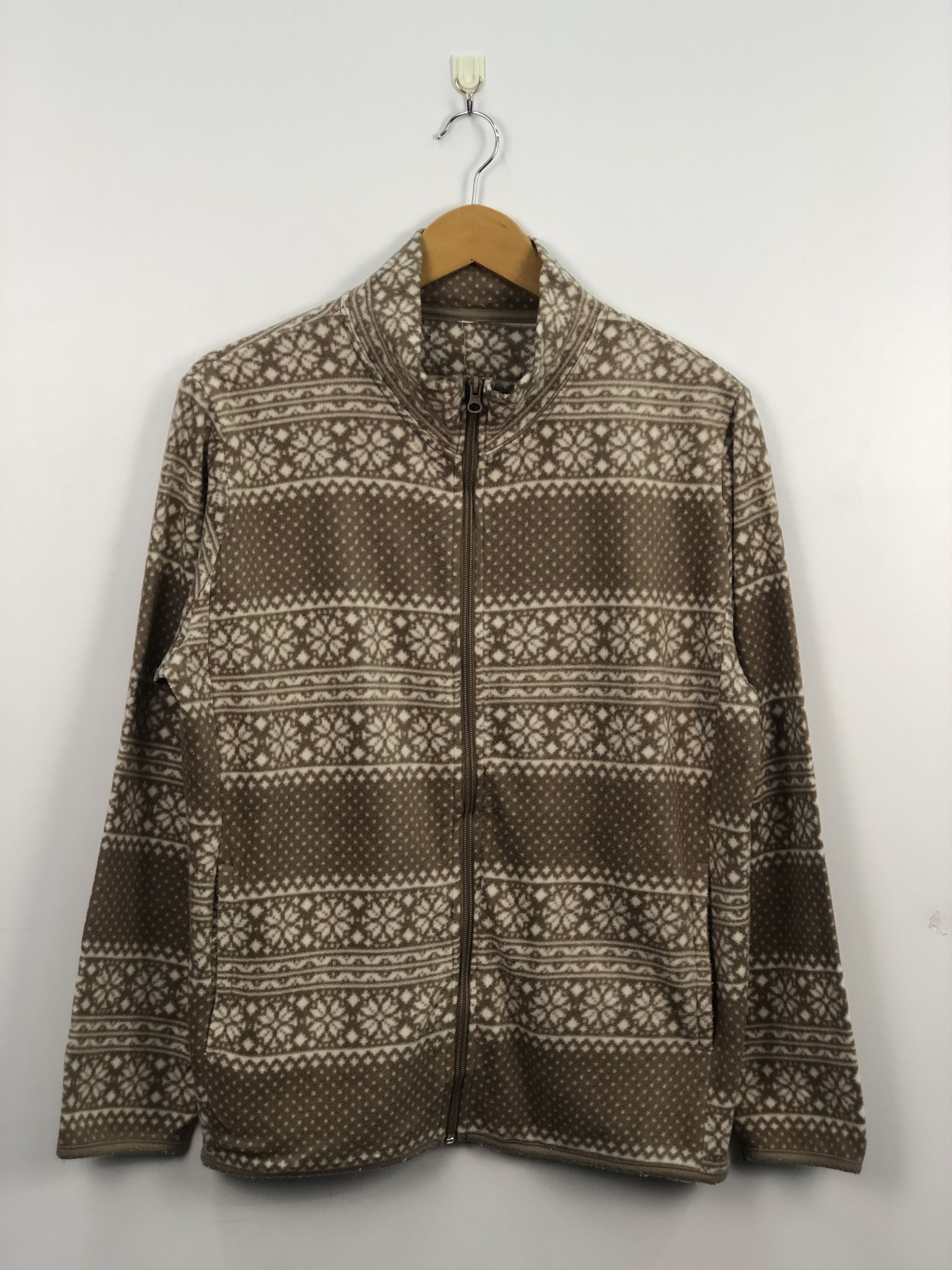 Japanese Brand Uniqlo Fleece Navajo Style Zipper Jacket J0301 Size US L / EU 52-54 / 3 - 1 Thumbnail