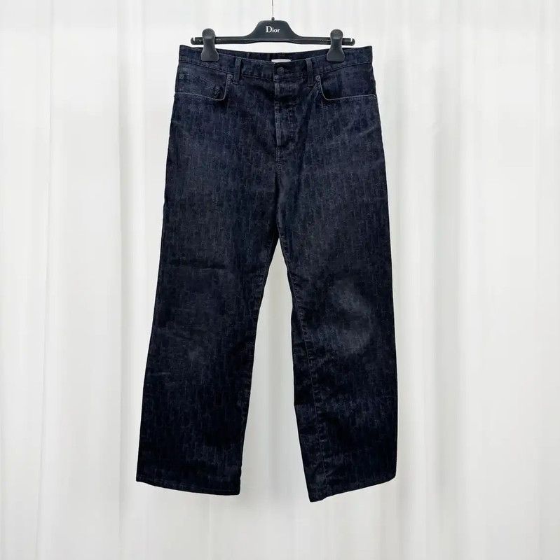 Dior Dior Men's Casual Black Denim Pants 0089 Size US 32 / EU 48 - 1 Thumbnail