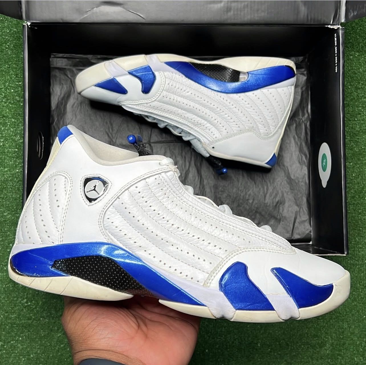 Jordan Brand Air Jordan 14 Retro ‘Hyper Royal’ Size US 8 / EU 41 - 3 Thumbnail