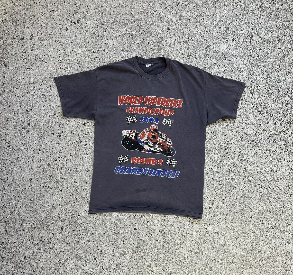 Vintage Vintage Superbike World Championship Race Calendar 2004 Tee Size US XL / EU 56 / 4 - 3 Thumbnail