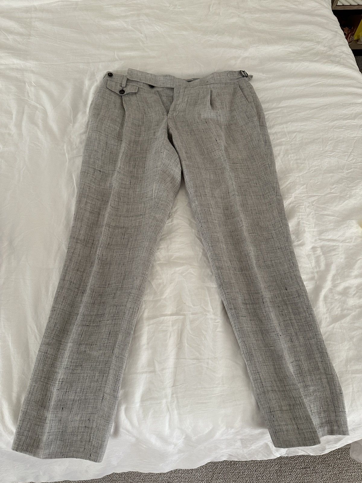 Suitsupply Suitsupply Trousers in linen, sz. 48 / 32 men’s Size 38R - 1 Thumbnail