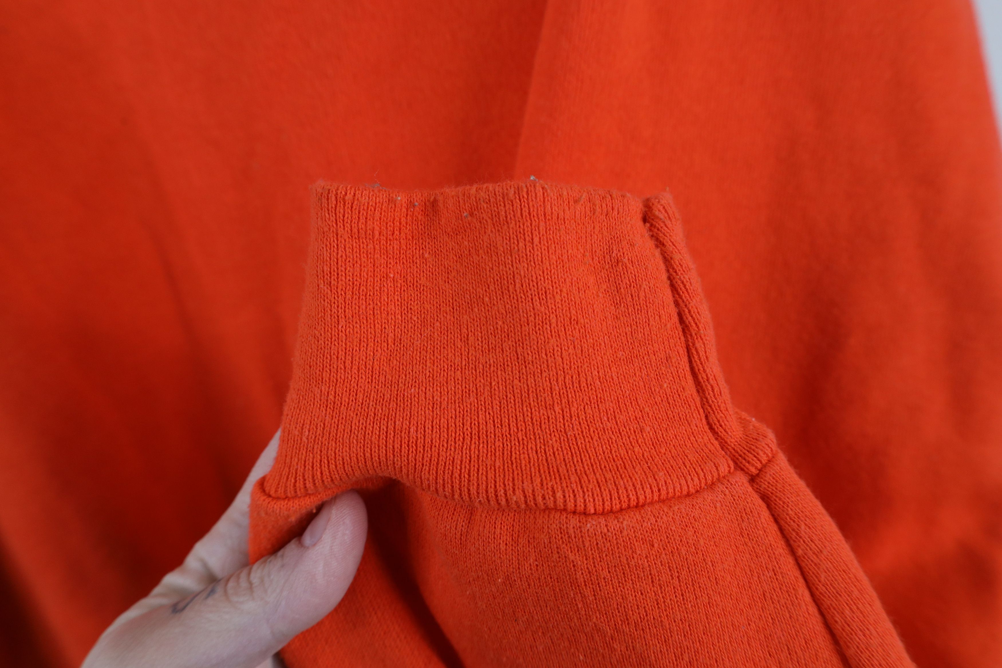 Vintage Vintage 80s 90s Streetwear Raglan Sweatshirt Orange USA Size US L / EU 52-54 / 3 - 7 Thumbnail