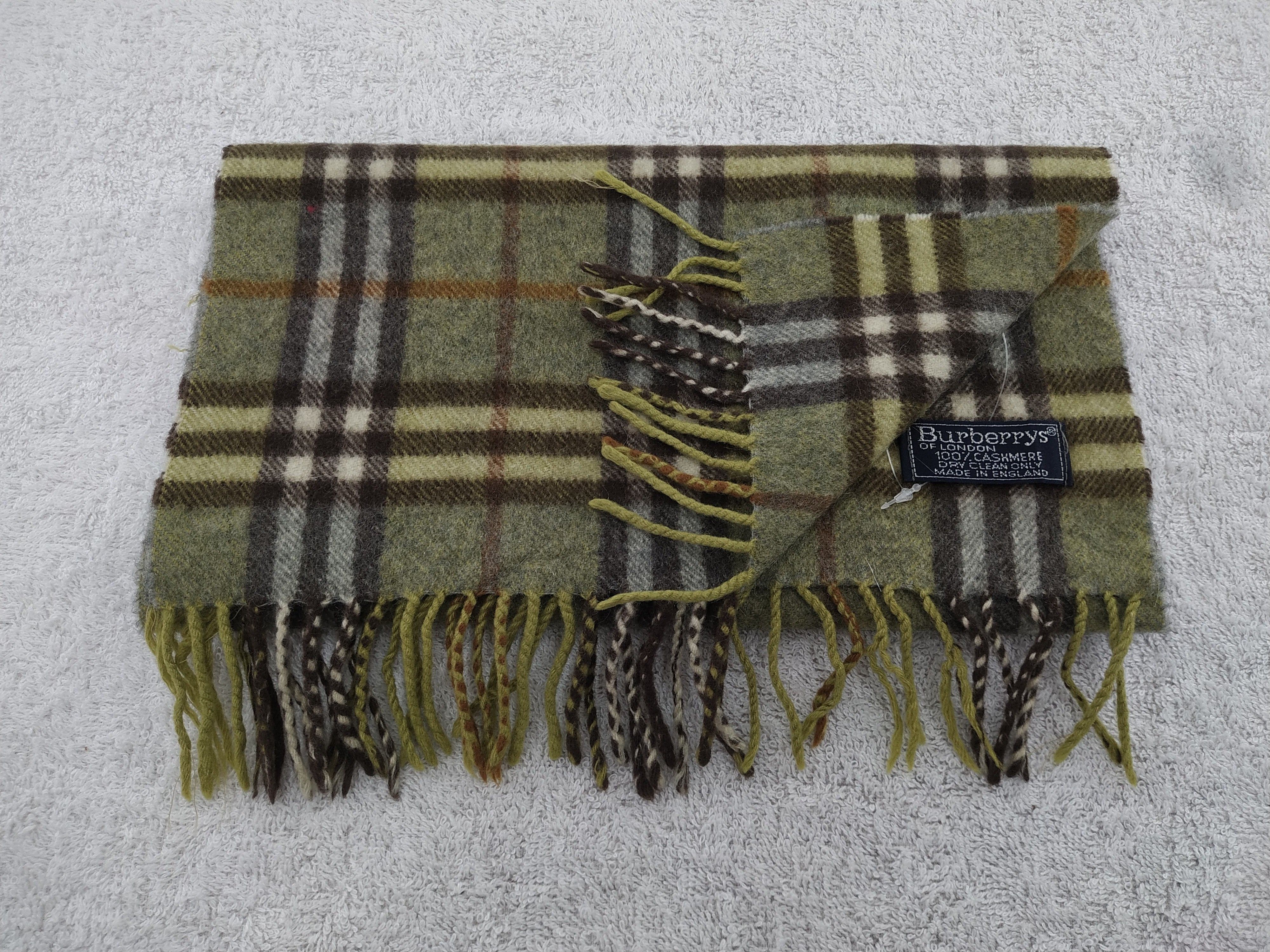 Burberry × Vintage Burberry Scarf / Muffler / Neckwear - WW566 Size ONE SIZE - 4 Thumbnail