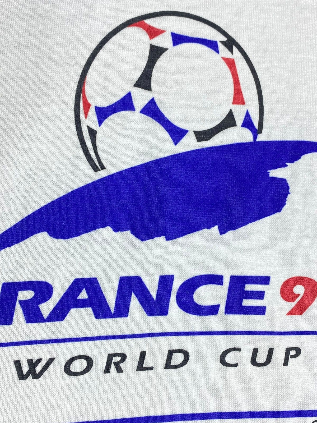 Vintage Vintage 1990s France World Cup Single Stitch Rare T-shirt Size US M / EU 48-50 / 2 - 6 Thumbnail