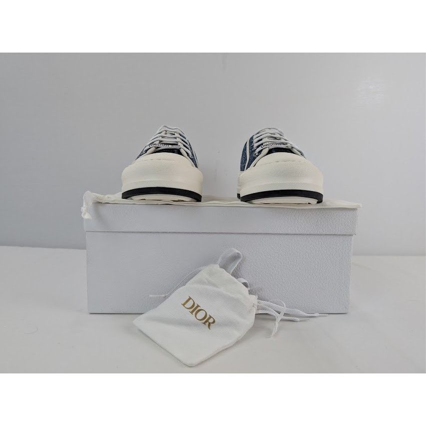 Dior o1rshd1 Walk'n'Dior Platform Sneaker Blue Stonewashed Effect Size US 11 / IT 41 - 18 Thumbnail