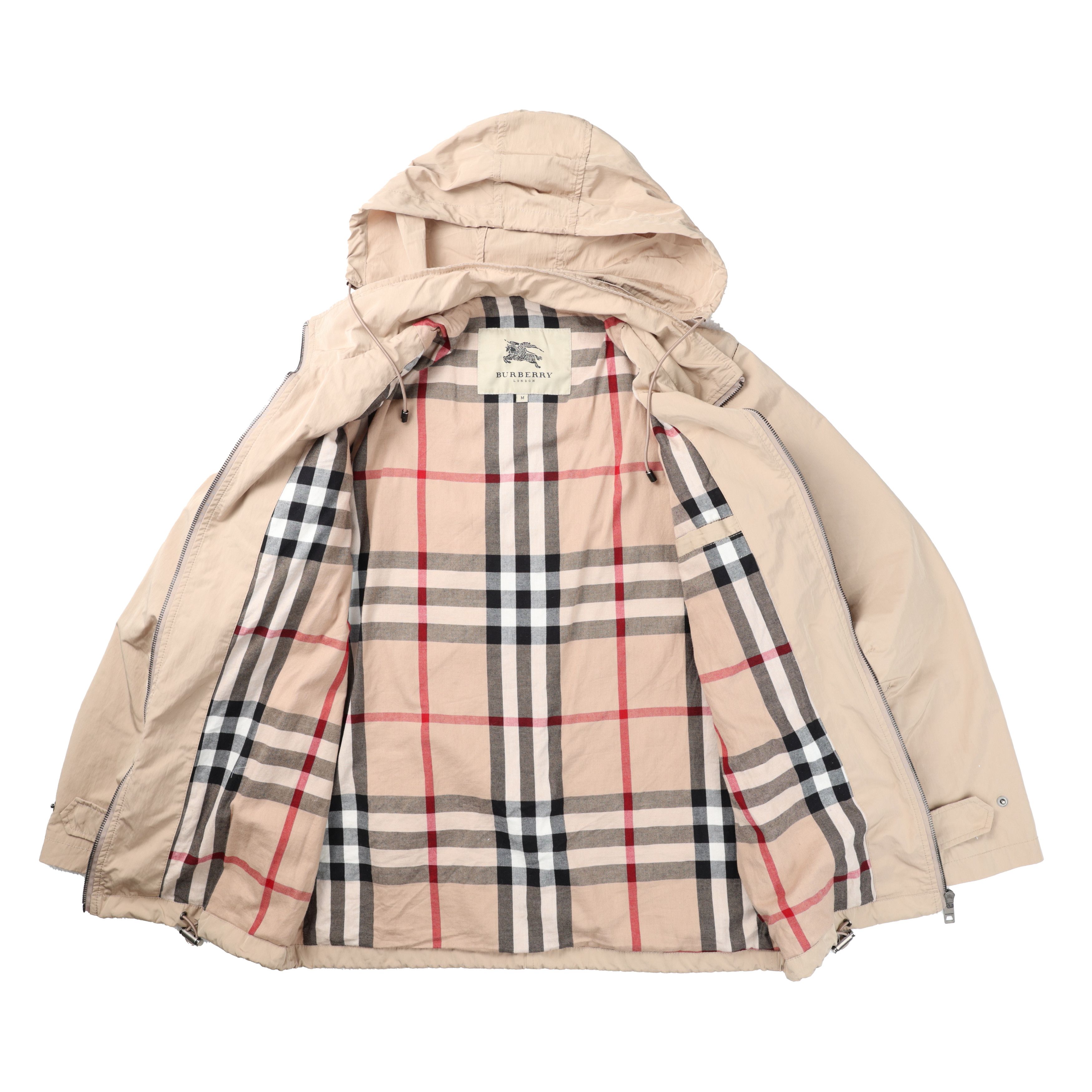 Burberry Vintage Burberry Nova Check Hooded Jacket Size US M / EU 48-50 / 2 - 2 Thumbnail
