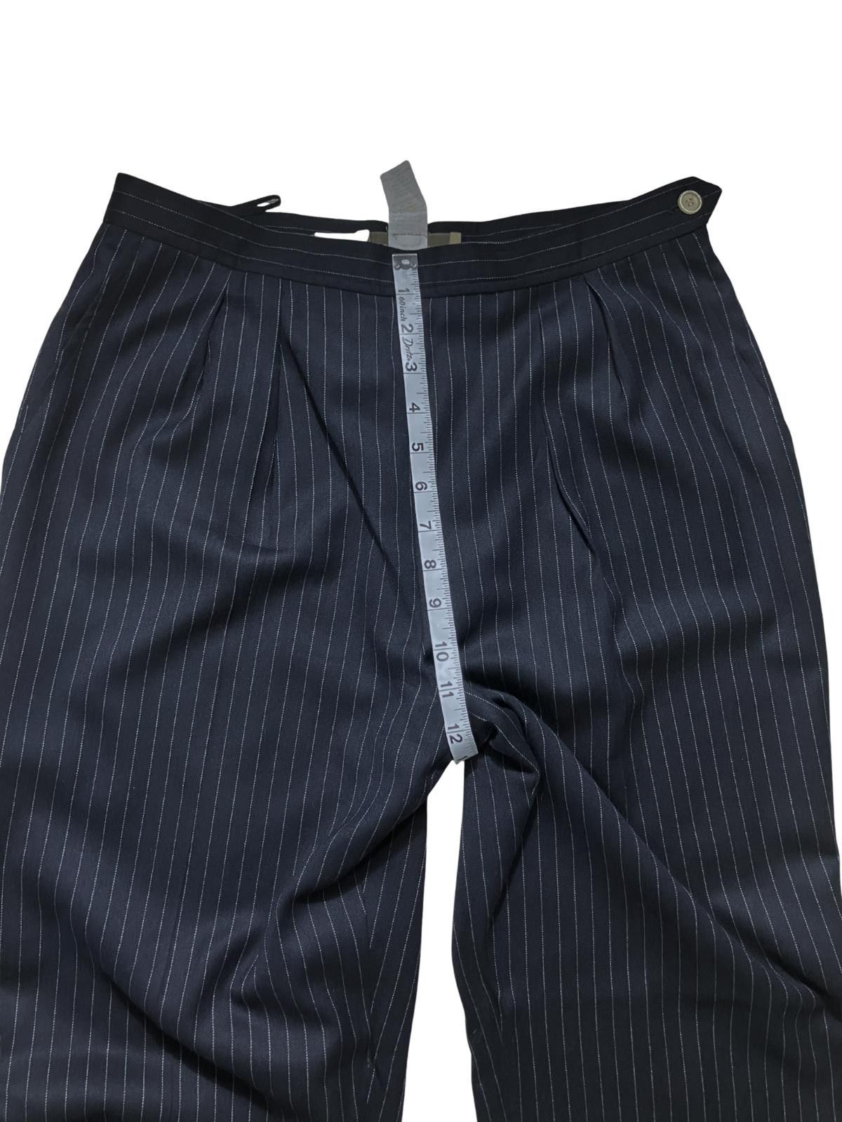 Jones New York Classic Black Pinstripe Dress Pants Jones New York Size 12P Size 38R - 6 Thumbnail