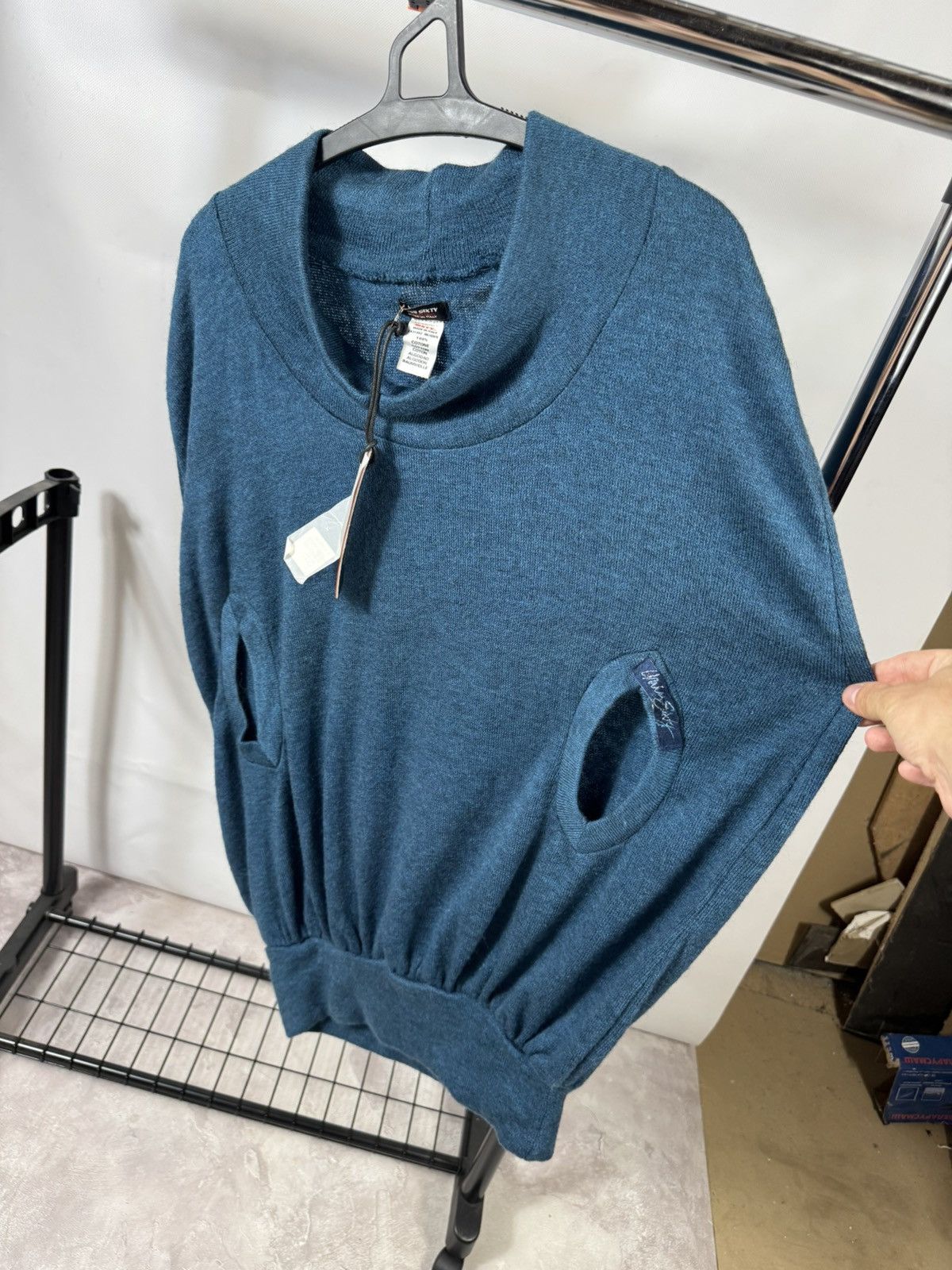 Miss Sixty NWT Miss Sixty Sleeveless Cotton Knit Sweater Top,Cozy Fit Size XL / US 12-14 / IT 48-50 - 9 Thumbnail