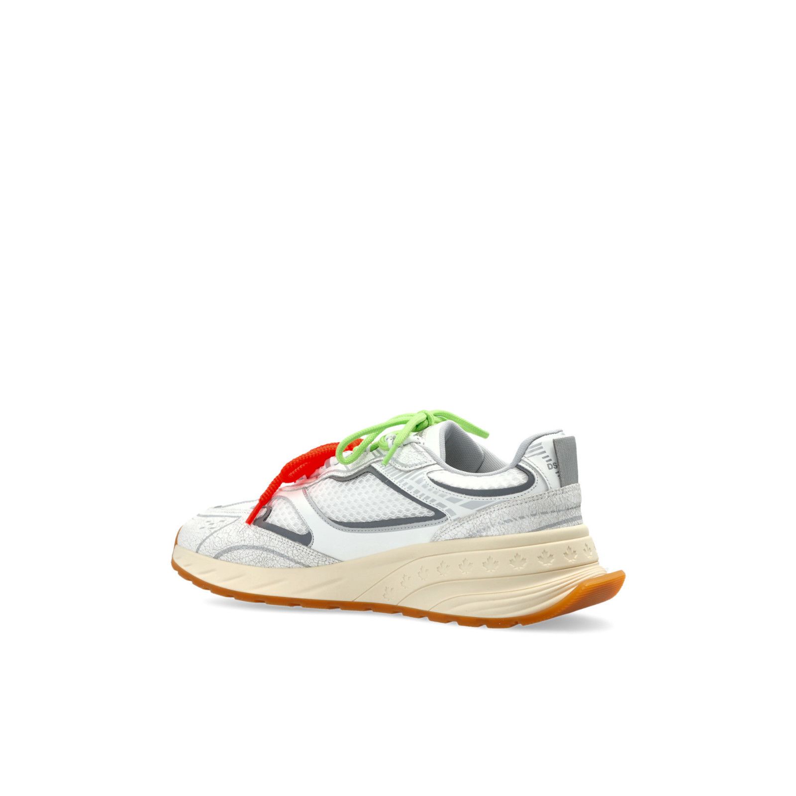 Dsquared2 DSQUARED2 Sprinter White Leather Sneakers New And Authentic Size US 12 / EU 45 - 3 Thumbnail