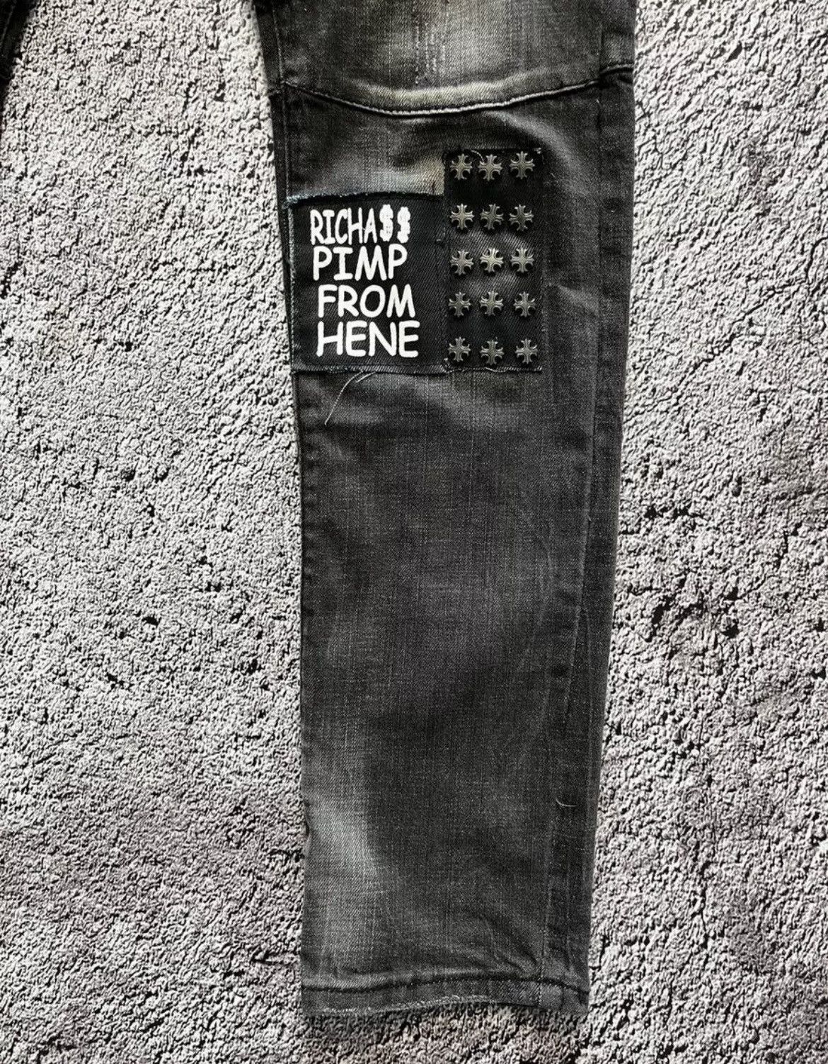 Japanese Brand Y2K Biepa Japan Japan Punk Metal Emo plain balmain style Size US 33 - 6 Thumbnail