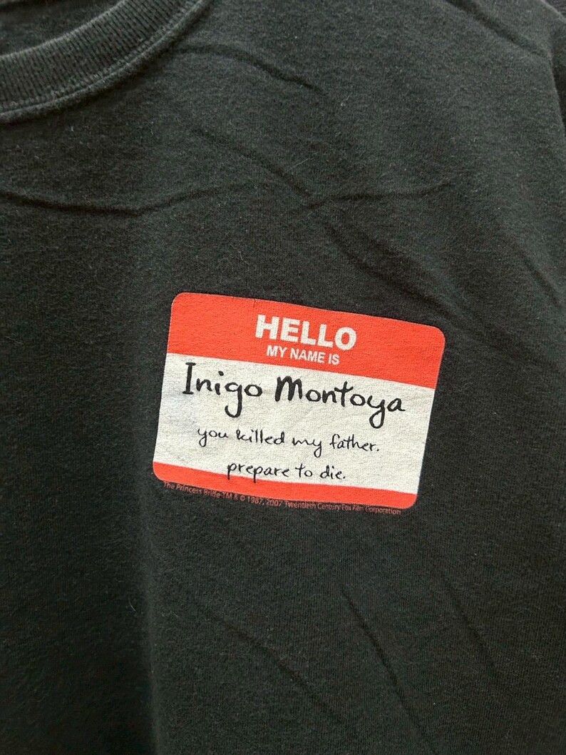 Vintage Vintage 2000s Inigo Montoya Princess Bride tshirt size L Size US L / EU 52-54 / 3 - 3 Thumbnail