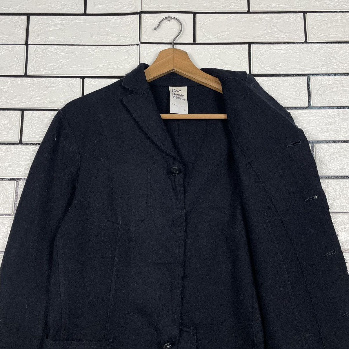 Japanese Brand Violet Buffalo Wallows Wool Jacket Size US S / EU 44-46 / 1 - 10 Thumbnail