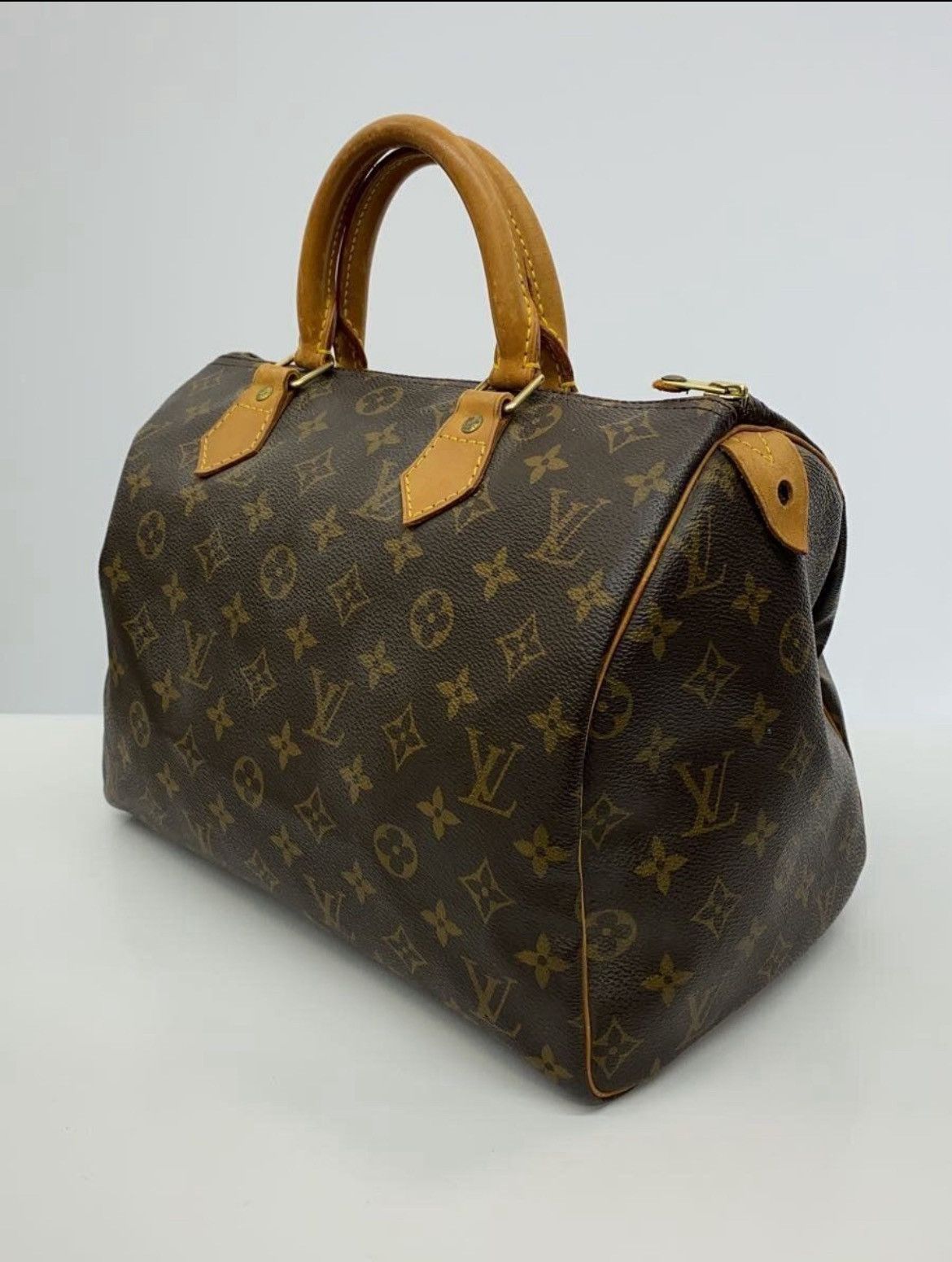 Louis Vuitton Vintage Louis Vuitton Speedy 30 leather Bag Size ONE SIZE - 3 Thumbnail
