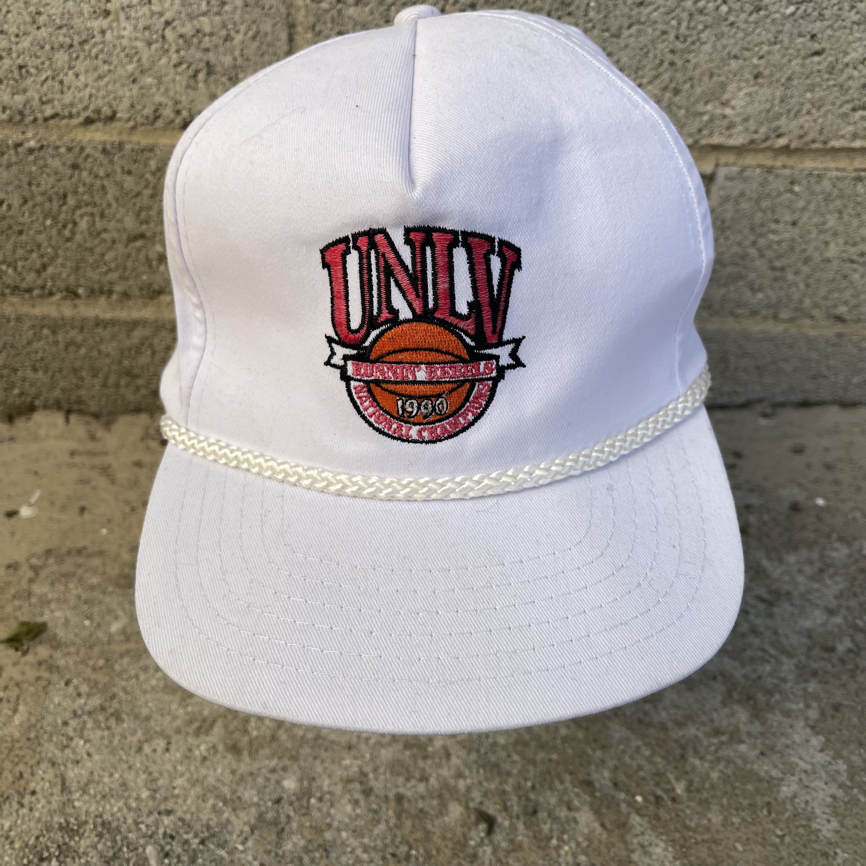Vintage Vintage 1990 UNLV National Champs Strap Back Hat Size ONE SIZE - 2 Thumbnail
