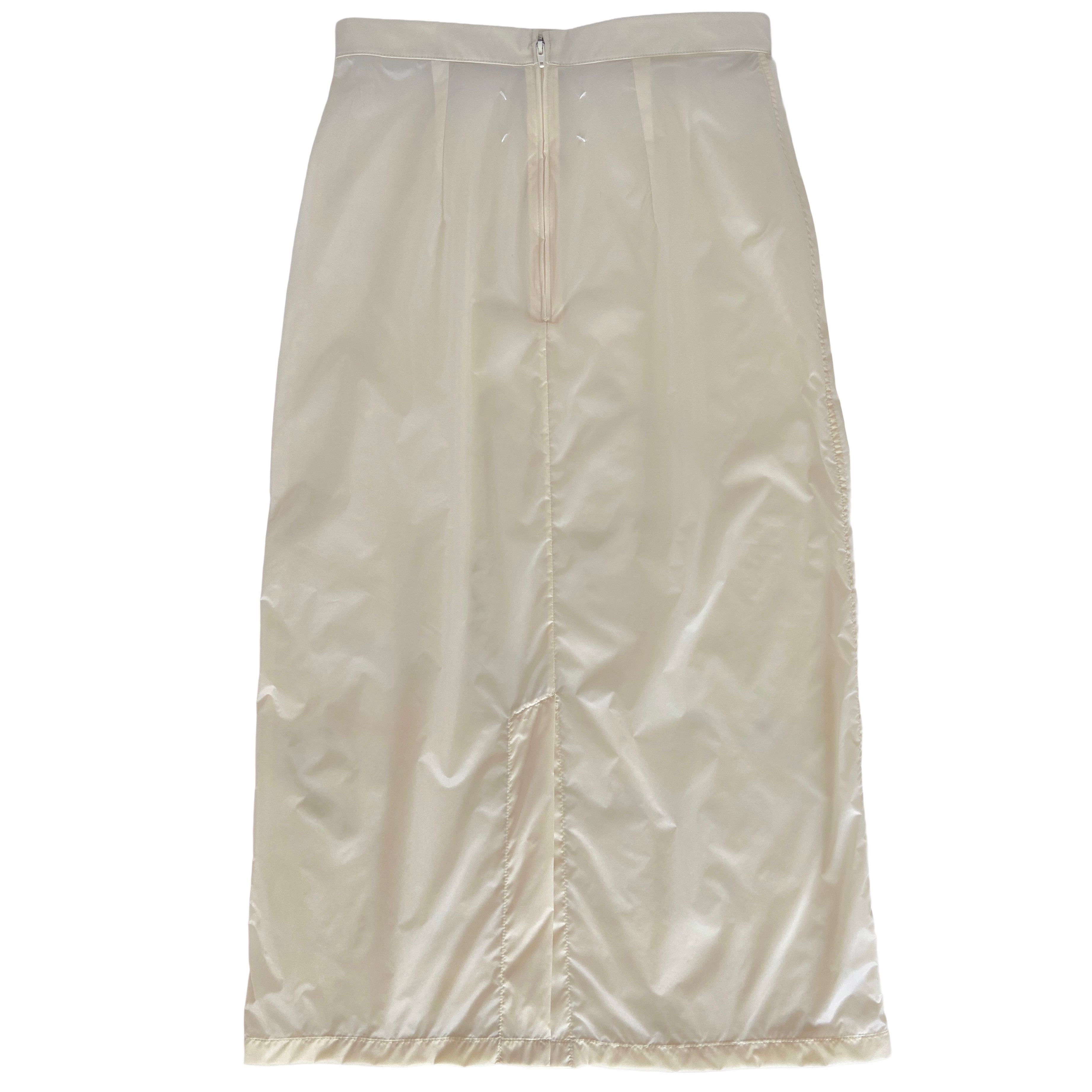 Maison Margiela MAISON MARGIELA SEMI-SHEER MIDI PENCIL SKIRT 40 IT 4 US Size 27" / US 4 / IT 40 - 7 Thumbnail