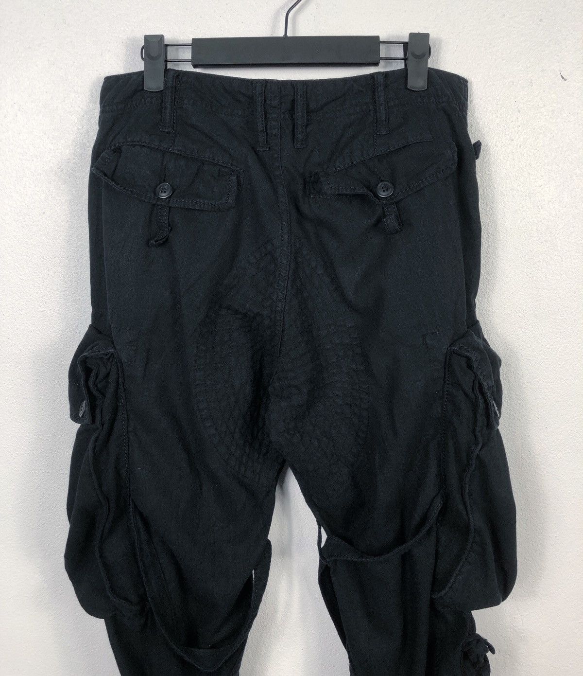 BUFFALO BOBS Rare Buffalo Bobs Noir Punk Bondage Cargo Pants Size US 30 / EU 46 - 15 Thumbnail