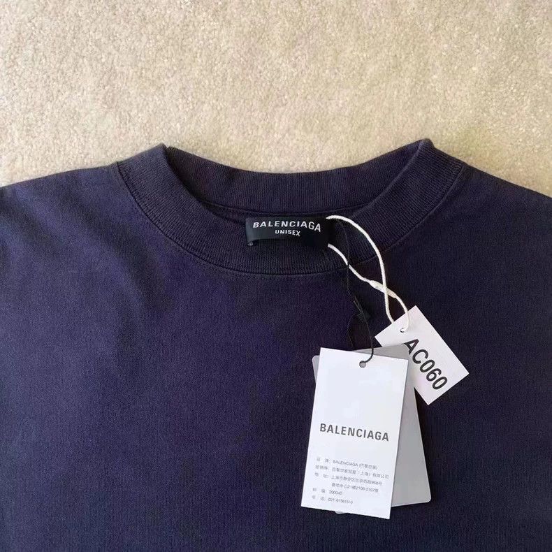Balenciaga Balenciaga Navy blue fake two long sleeves 2504-Nextarrow Size US XS / EU 42 / 0 - 6 Thumbnail