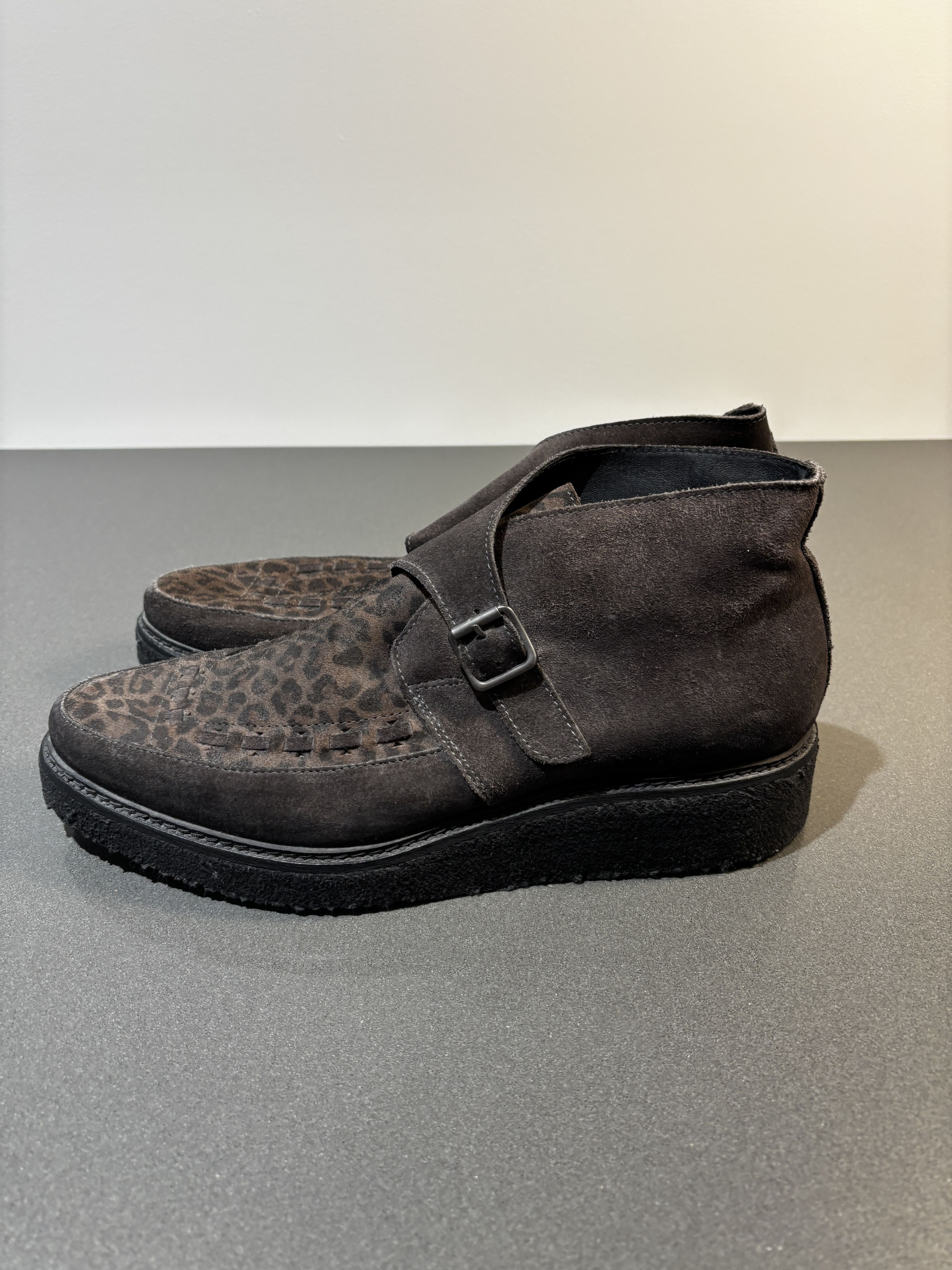 Allsaints All Saints Leopard Suede Shoe Size US 12 / EU 45 - 3 Thumbnail
