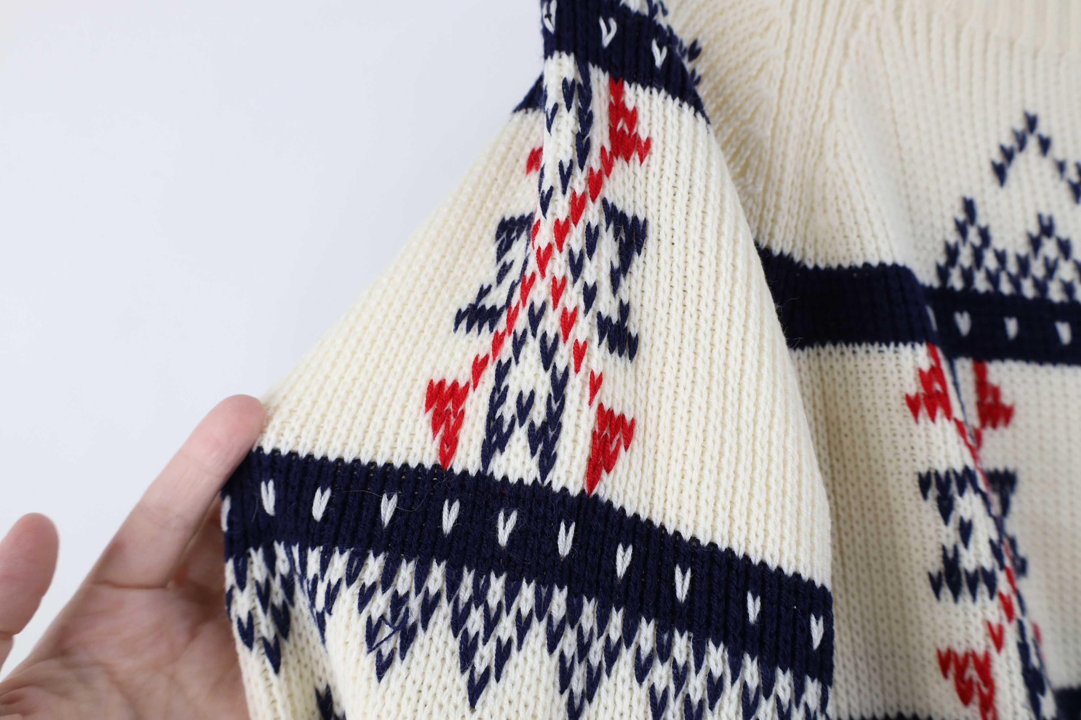 Vintage Vintage 60s 70s Mid Century Modern Ribbed Knit Sweater Size L / US 10 / IT 46 - 8 Thumbnail